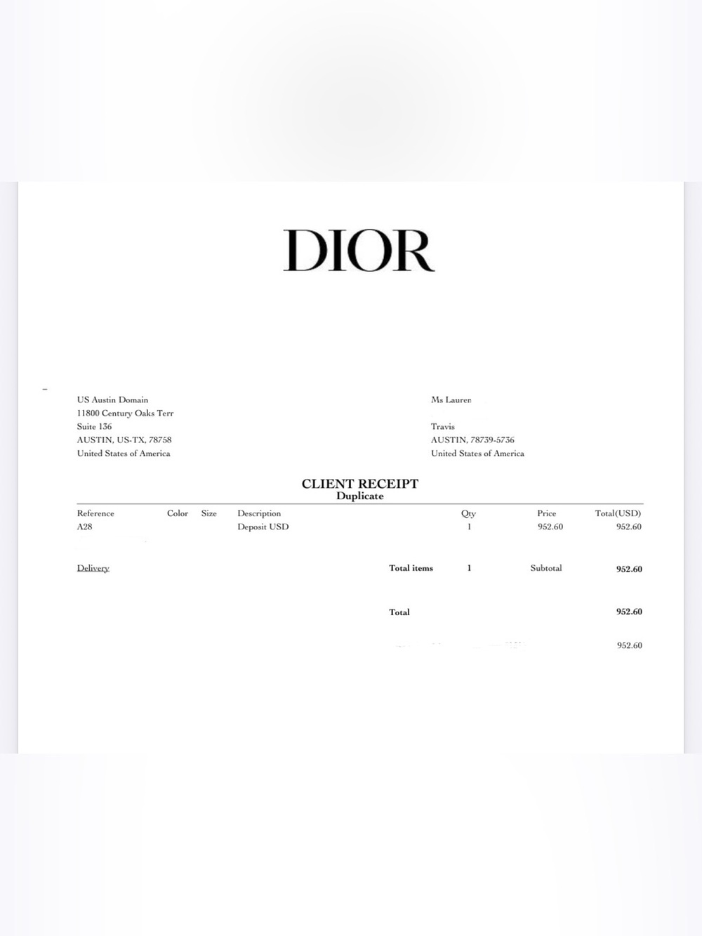 Dior Silver Chain Necklace - Picture 6 of 6